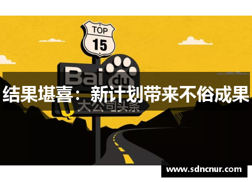 结果堪喜：新计划带来不俗成果